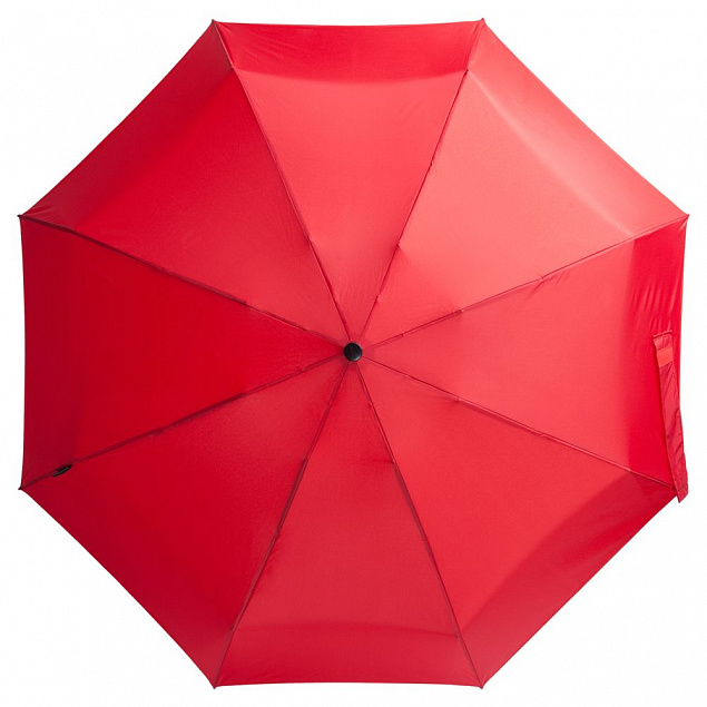 Зонт складной 811 X1 в кейсе, красный с логотипом в Ставрополе заказать по выгодной цене в кибермаркете AvroraStore