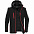 Куртка-трансформер мужская Matrix, черная с красным с логотипом в Ставрополе заказать по выгодной цене в кибермаркете AvroraStore