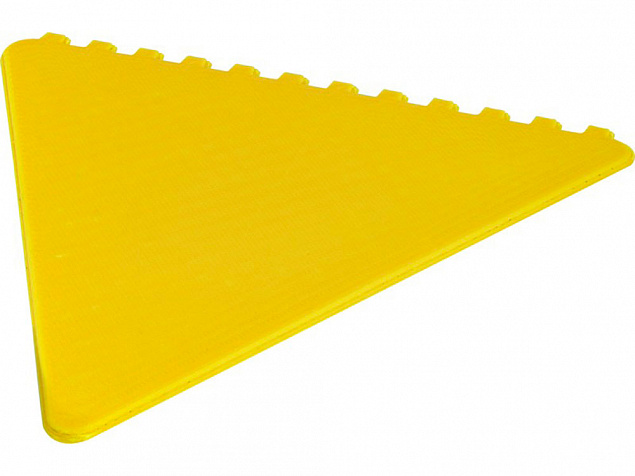 Треугольный скребок Frosty 2.0 , желтый с логотипом в Ставрополе заказать по выгодной цене в кибермаркете AvroraStore