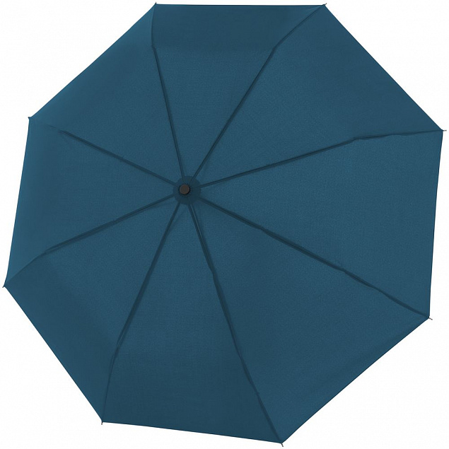 Складной зонт Fiber Magic Superstrong, голубой с логотипом в Ставрополе заказать по выгодной цене в кибермаркете AvroraStore