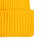 Шапка Yong, желтая с логотипом в Ставрополе заказать по выгодной цене в кибермаркете AvroraStore
