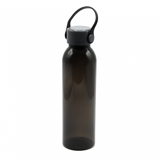 Пластиковая бутылка Chikka, черный с логотипом в Ставрополе заказать по выгодной цене в кибермаркете AvroraStore