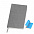 Бизнес-блокнот "Funky", 130*210 мм, синий, оранжевый форзац, мягкая обложка, блок-линейка с логотипом в Ставрополе заказать по выгодной цене в кибермаркете AvroraStore