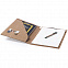 Папка BLOGUER A4 с бумажным блоком и ручкой, рециклированый картон с логотипом в Ставрополе заказать по выгодной цене в кибермаркете AvroraStore