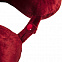 Подушка дорожная  "SOFT"; memory foam, микрофибра, красный с логотипом в Ставрополе заказать по выгодной цене в кибермаркете AvroraStore
