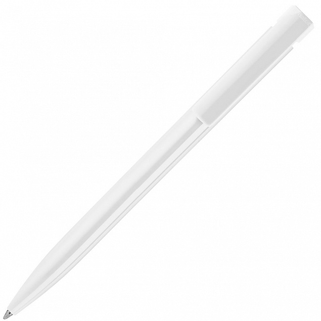 Ручка шариковая Liberty Polished, белая с логотипом в Ставрополе заказать по выгодной цене в кибермаркете AvroraStore