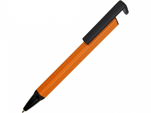 Ручка-подставка металлическая «Кипер Q» с логотипом в Ставрополе заказать по выгодной цене в кибермаркете AvroraStore