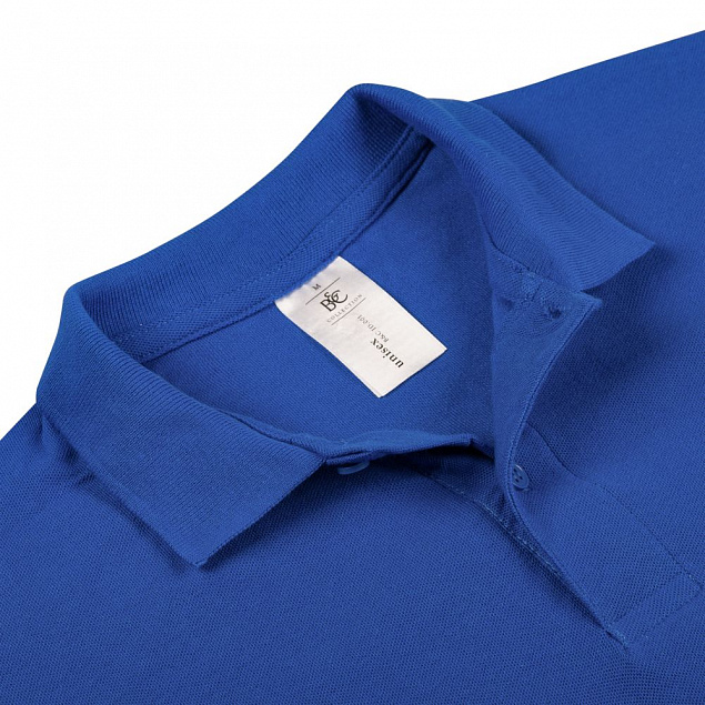 Рубашка поло ID.001 ярко-синяя с логотипом в Ставрополе заказать по выгодной цене в кибермаркете AvroraStore