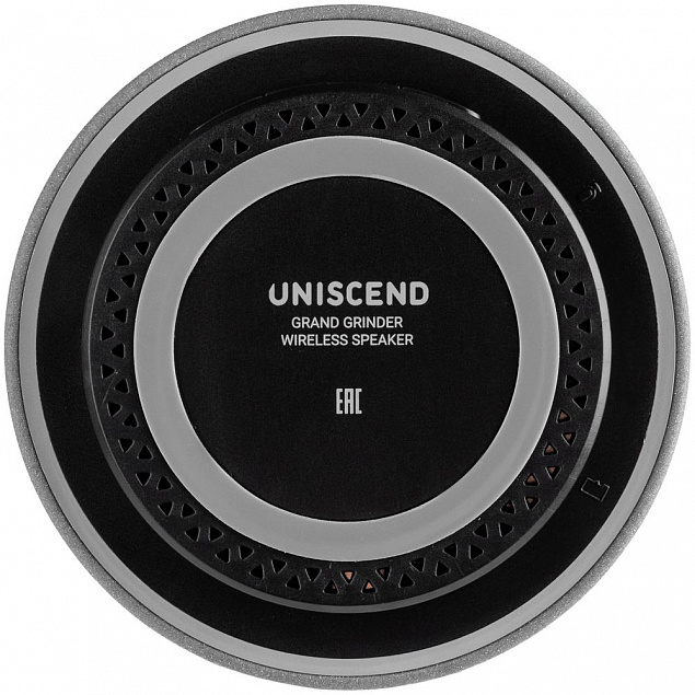 Беспроводная колонка Uniscend Grand Grinder, серая с логотипом в Ставрополе заказать по выгодной цене в кибермаркете AvroraStore