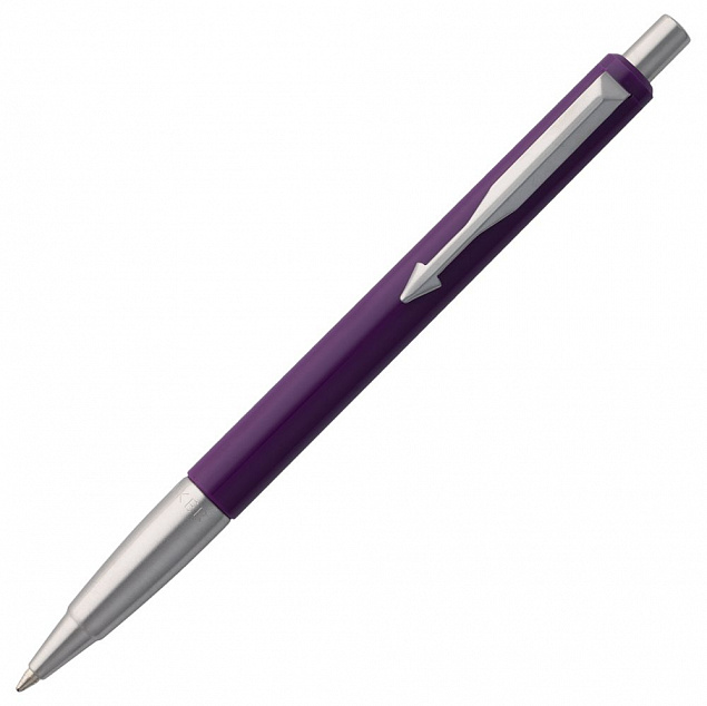 Ручка шариковая Parker Vector Standard K01, фиолетовая с логотипом в Ставрополе заказать по выгодной цене в кибермаркете AvroraStore
