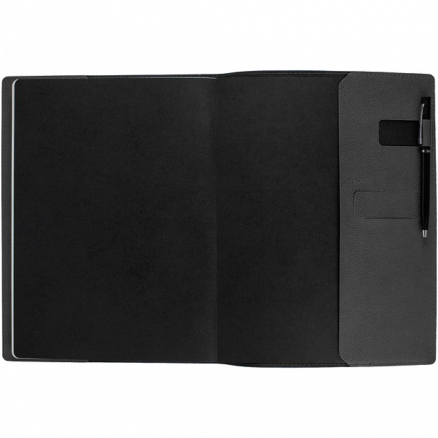 Ежедневник в суперобложке Brave Book, недатированный, серый с логотипом в Ставрополе заказать по выгодной цене в кибермаркете AvroraStore