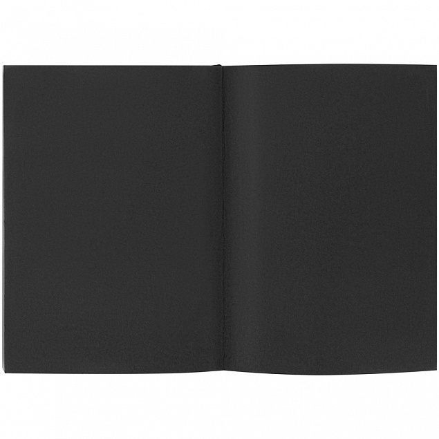Ежедневник Flat, недатированный, черный с логотипом в Ставрополе заказать по выгодной цене в кибермаркете AvroraStore