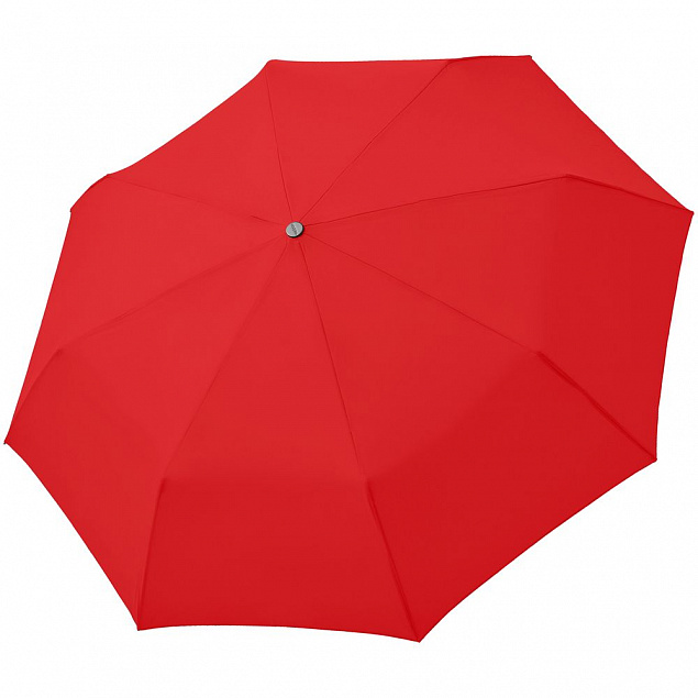 Зонт складной Carbonsteel Magic, красный с логотипом в Ставрополе заказать по выгодной цене в кибермаркете AvroraStore