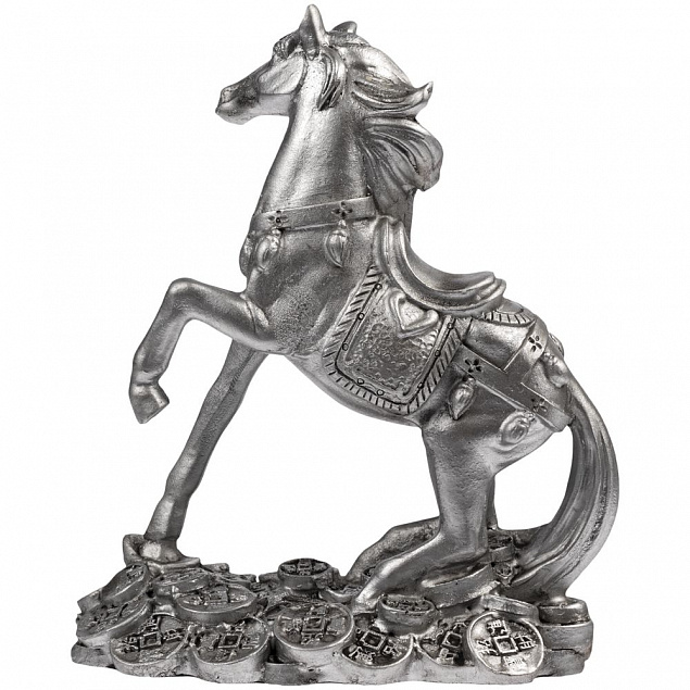 Статуэтка «Лошадь на монетах» с логотипом в Ставрополе заказать по выгодной цене в кибермаркете AvroraStore